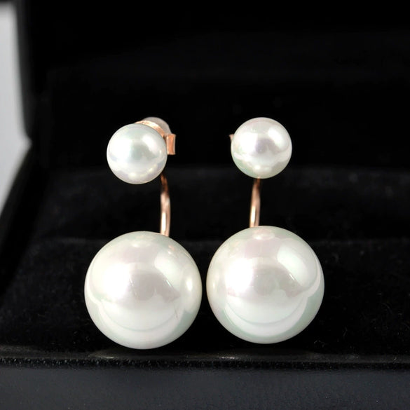 925 Sterling Silver Mother Of Pearl Drop Earrings For Women Elegant Simple Sweet Cool Style Electroplated Anti Allergy Fashion Jewelry