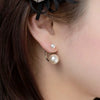 925 Sterling Silver Mother Of Pearl Drop Earrings For Women Elegant Simple Sweet Cool Style Electroplated Anti Allergy Fashion Jewelry