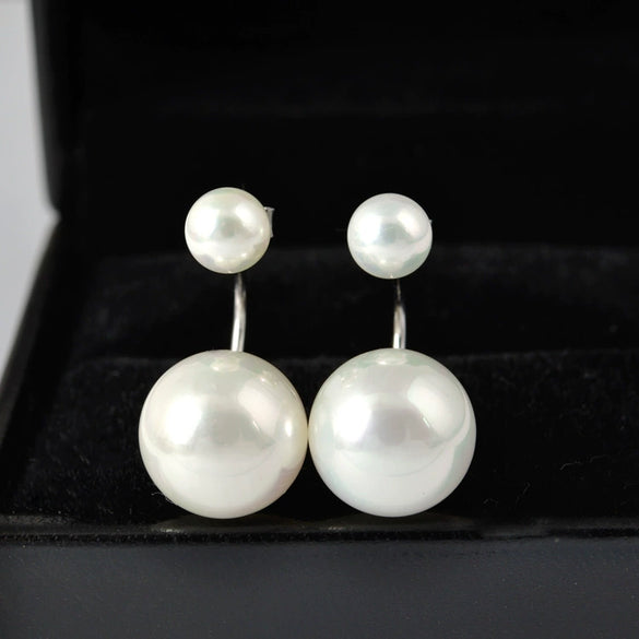 925 Sterling Silver Mother Of Pearl Drop Earrings For Women Elegant Simple Sweet Cool Style Electroplated Anti Allergy Fashion Jewelry