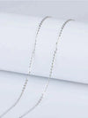 Sterling Silver Oshaped Necklace Plated With Gold For Women