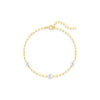925 Sterling Silver Pearl Pclip Chain Bracelet With Geometric Pattern And Electroplating For Women Light Luxury Minimalist Design