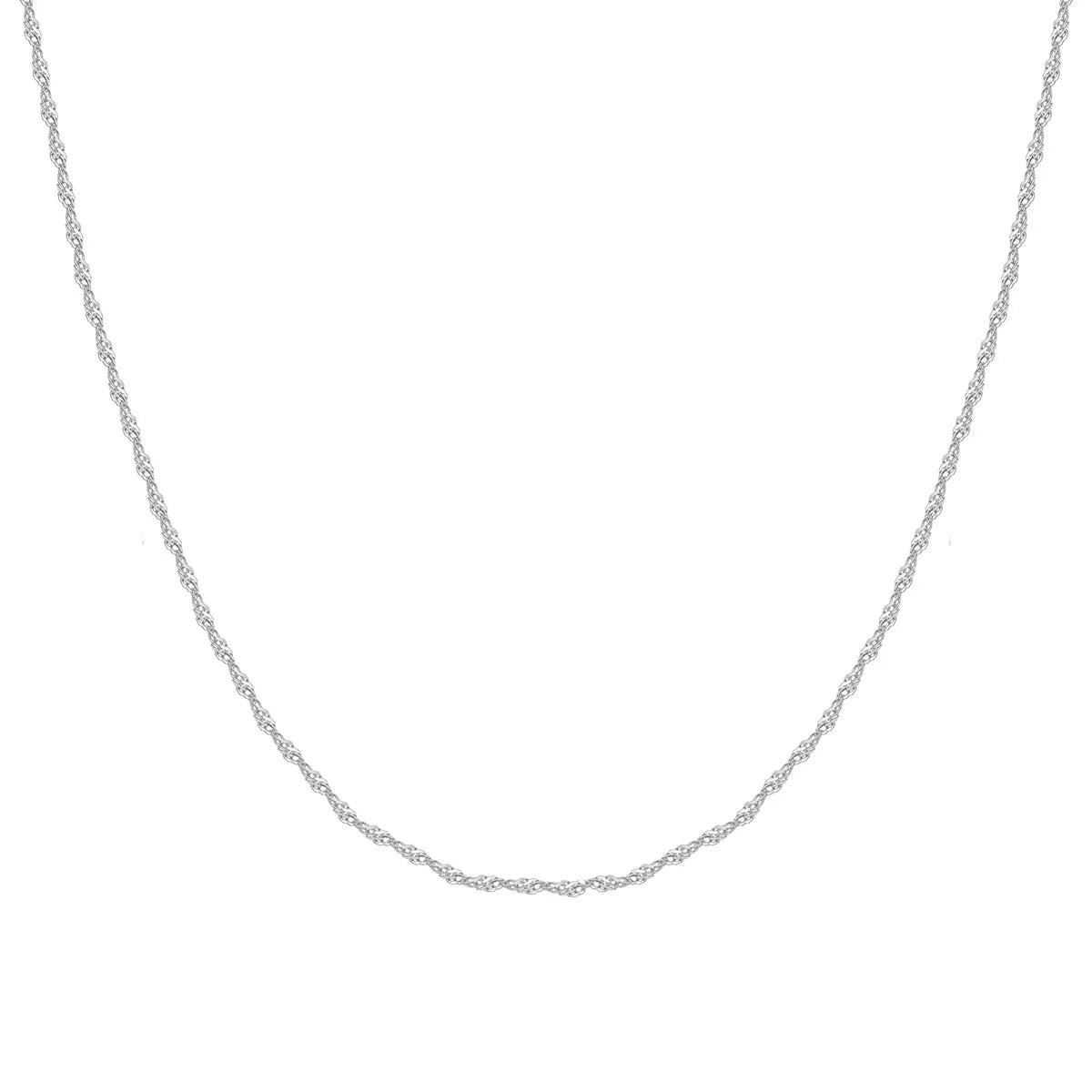 Sterling Silver Plating Geometric Necklace