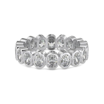 Sterling Silver Rhinestones Solid Color Rings