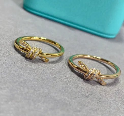 Sterling Silver Rose Gold Plated Silver Plated Elegant Lady Streetwear Inlay Printing Zircon Rings