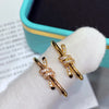 Sterling Silver Rose Gold Plated Silver Plated Elegant Lady Streetwear Inlay Printing Zircon Rings