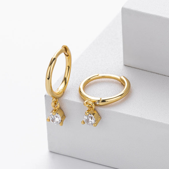 Sterling Silver Simple Fashionable Earrings