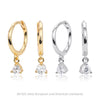 Sterling Silver Simple Fashionable Earrings