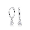 Sterling Silver Simple Fashionable Earrings
