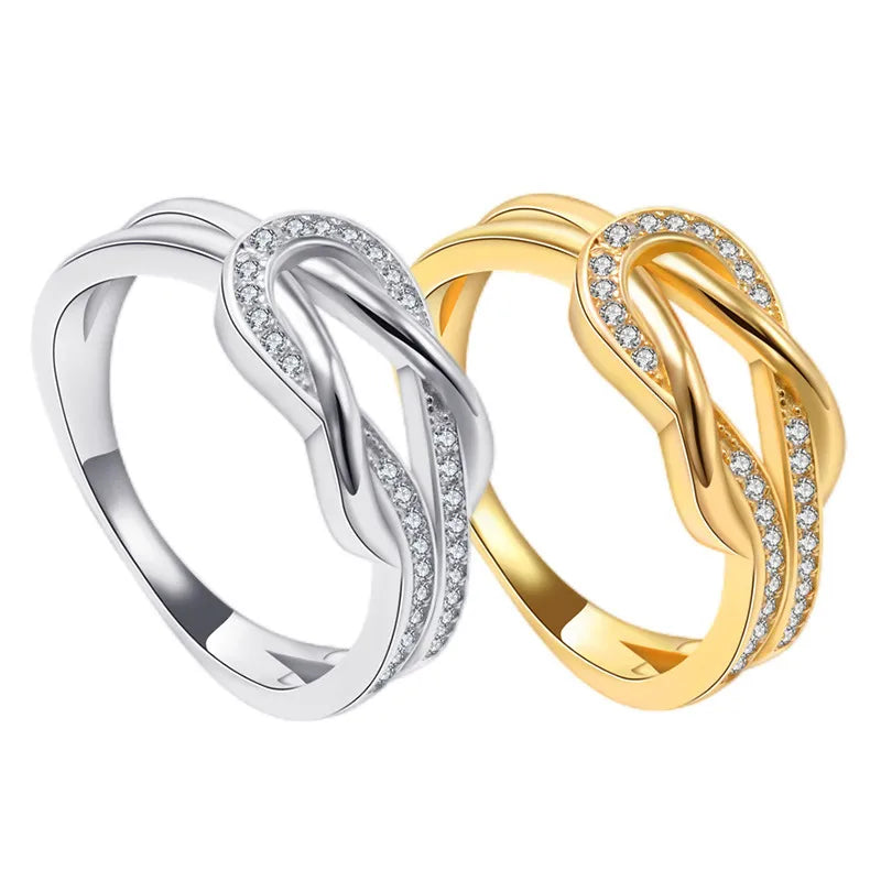 Sterling Silver Simple Style Classic Style Inlay Solid Color Zircon Rings