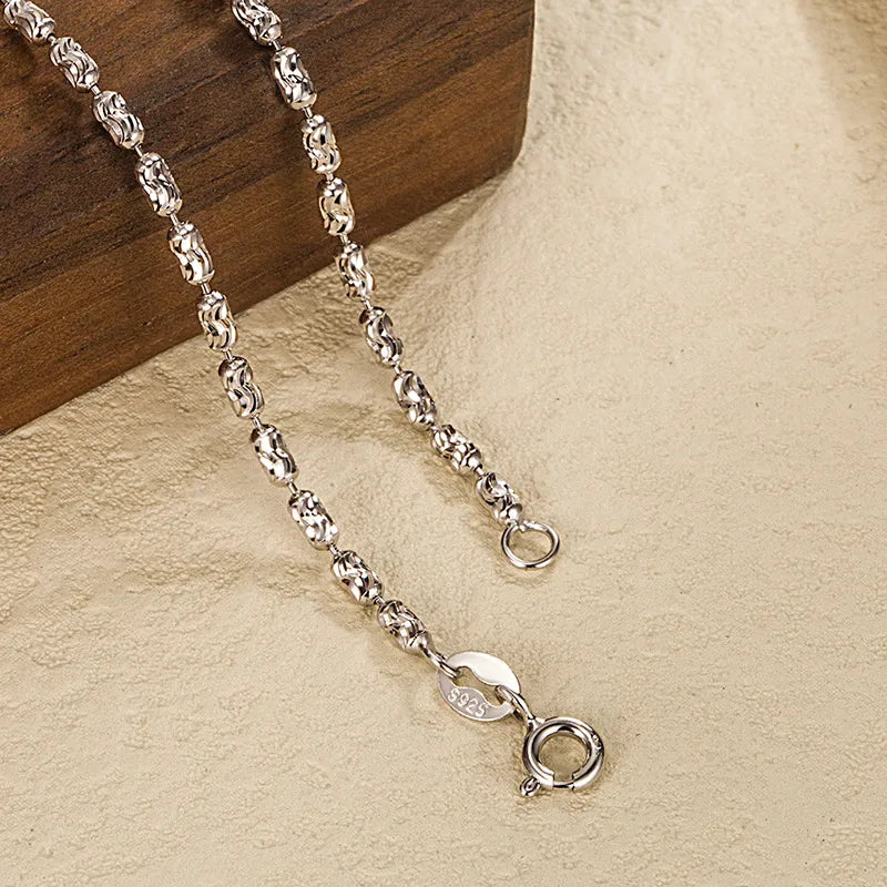 Sterling Silver Simple Style Classic Style Plating U Shape Necklace