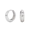 925 Sterling Silver Simple Ushape Electroplated Earrings