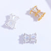 Sterling Silver Small Waist Barrel Beads Spacer Beads With Zirconium For Diy Bracelet Necklace