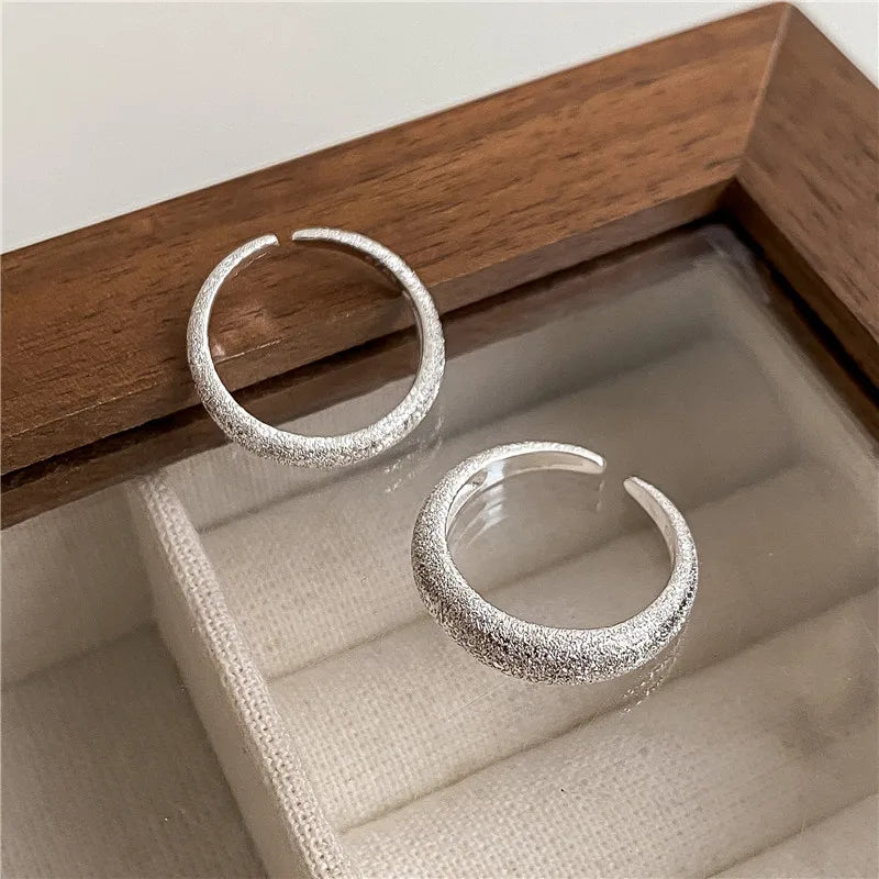 Sterling Silver Solid Color Rings