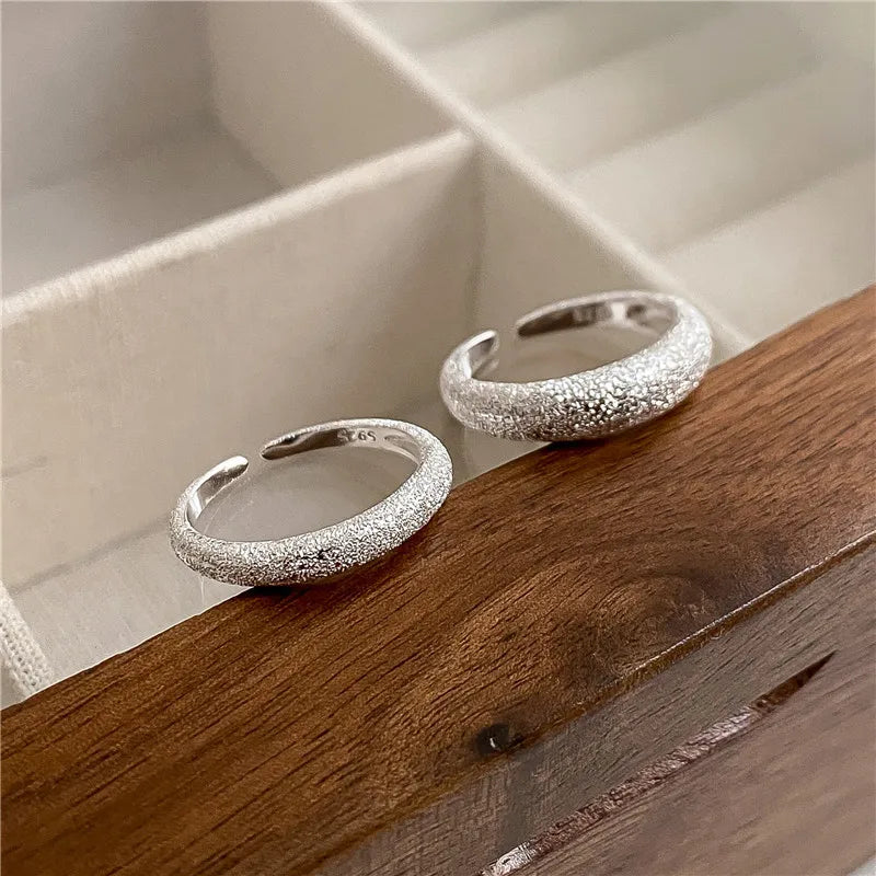 Sterling Silver Solid Color Rings