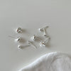 925 Sterling Silver Star Shaped Simple Style Pure Handmade Earrings