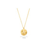 Sterling Silver Sweet Geometric Plating Inlay Pearl Necklace