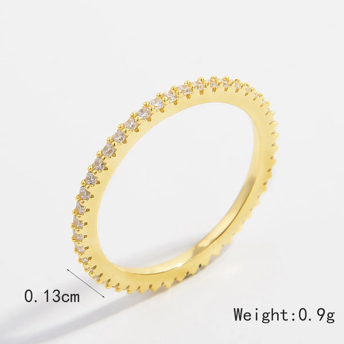 Sterling Silver White Gold Plated Casual Elegant Classic Style Plating Inlay Round Zircon Rings