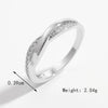 Sterling Silver White Gold Plated Plating Inlay Heart Shape Flower Zircon Rings