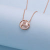 925 Sterling Silver Women’s Necklace With White Shell Fishtail Pendant Geometric Cross Chain Electroplated Collarbone Necklace