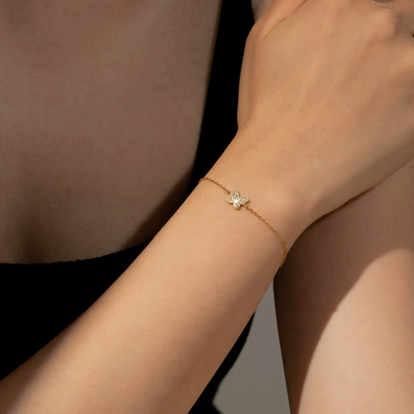 925 Sterling Silver Women's Simple All Match Classic Thin Chain Adjustable Bracelet With Geometric Styling And Electroplating In Light Luxury Style