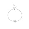925 Sterling Silver Women's Simple All Match Classic Thin Chain Adjustable Bracelet With Geometric Styling And Electroplating In Light Luxury Style