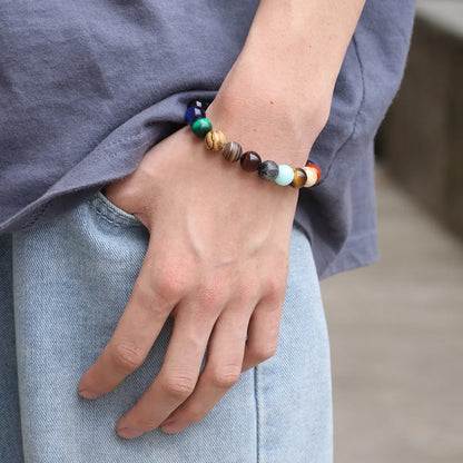 Simple Style Constellation Agate No Inlaid Bracelets