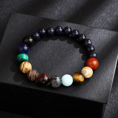 Simple Style Constellation Agate No Inlaid Bracelets