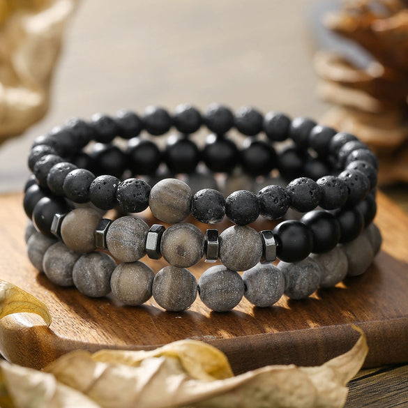 Stone Geometric Handmade Unisex Bracelet