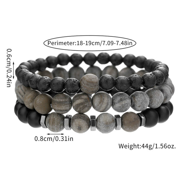 Stone Geometric Handmade Unisex Bracelet
