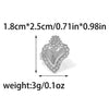 Strawberry Pattern Stainless Steel Electroplated Women's Earrings And Ring Set