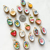 Strawberry Pendant Jewelry Cartoon Series Copper Electroplated Colorful For Women
