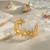 Street Geometric Glossy Gold Stainless Steel Electroplated Bracelet
