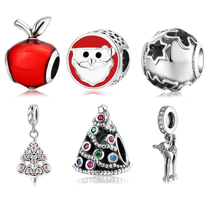 Streetwear Apple Zircon Sterling Silver Wholesale Jewelry Accessories