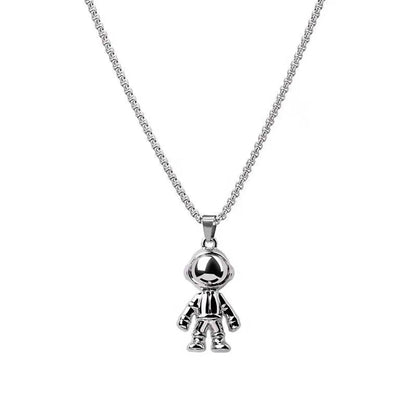 Streetwear Cartoon Character Alloy Plating Unisex Charms Pendant Necklace