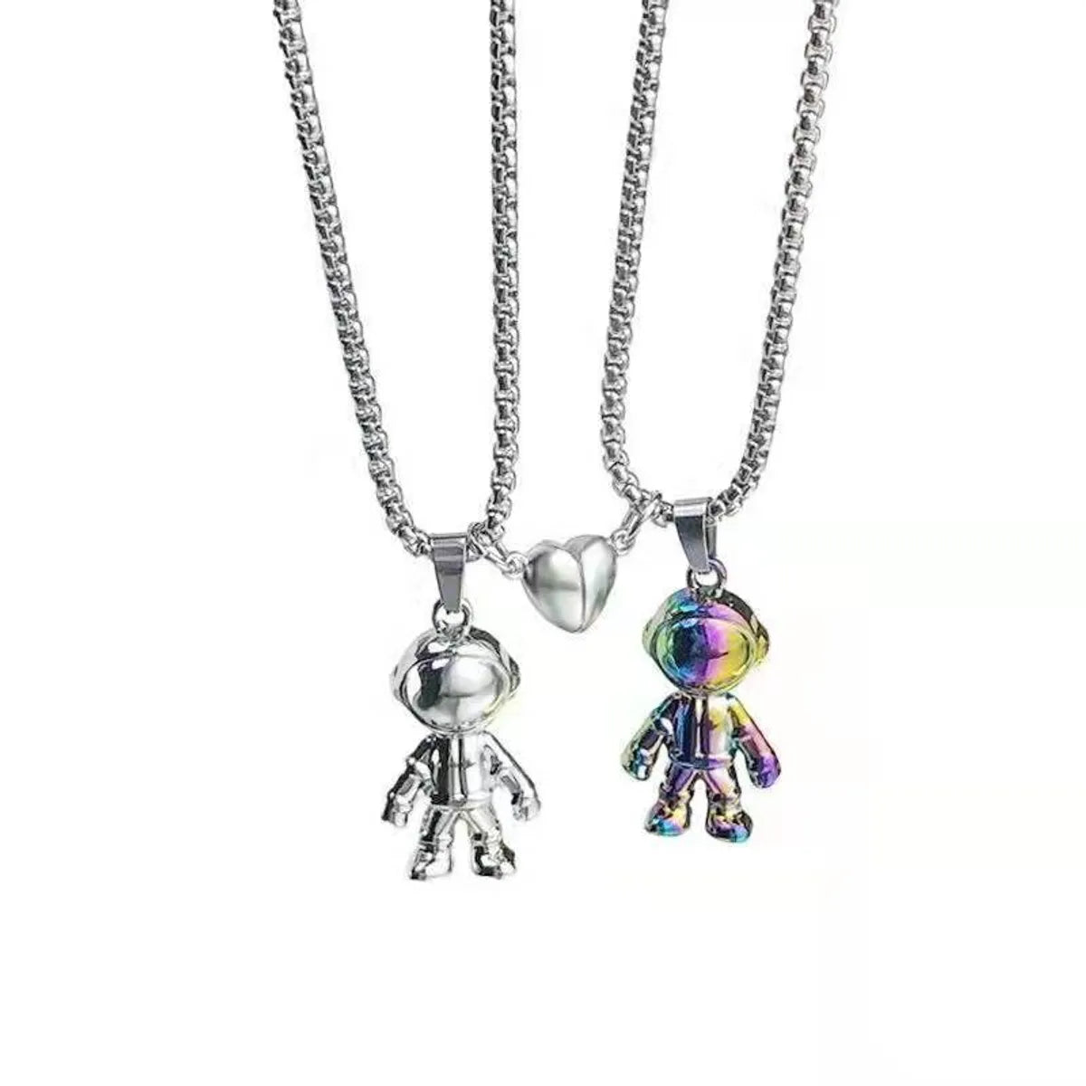 Streetwear Cartoon Character Alloy Plating Unisex Charms Pendant Necklace