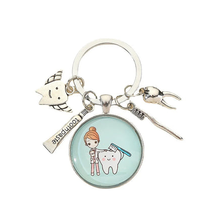 Streetwear Cartoon Character Alloy Women'S Bag Pendant Keychain