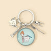 Streetwear Cartoon Character Alloy Women'S Bag Pendant Keychain