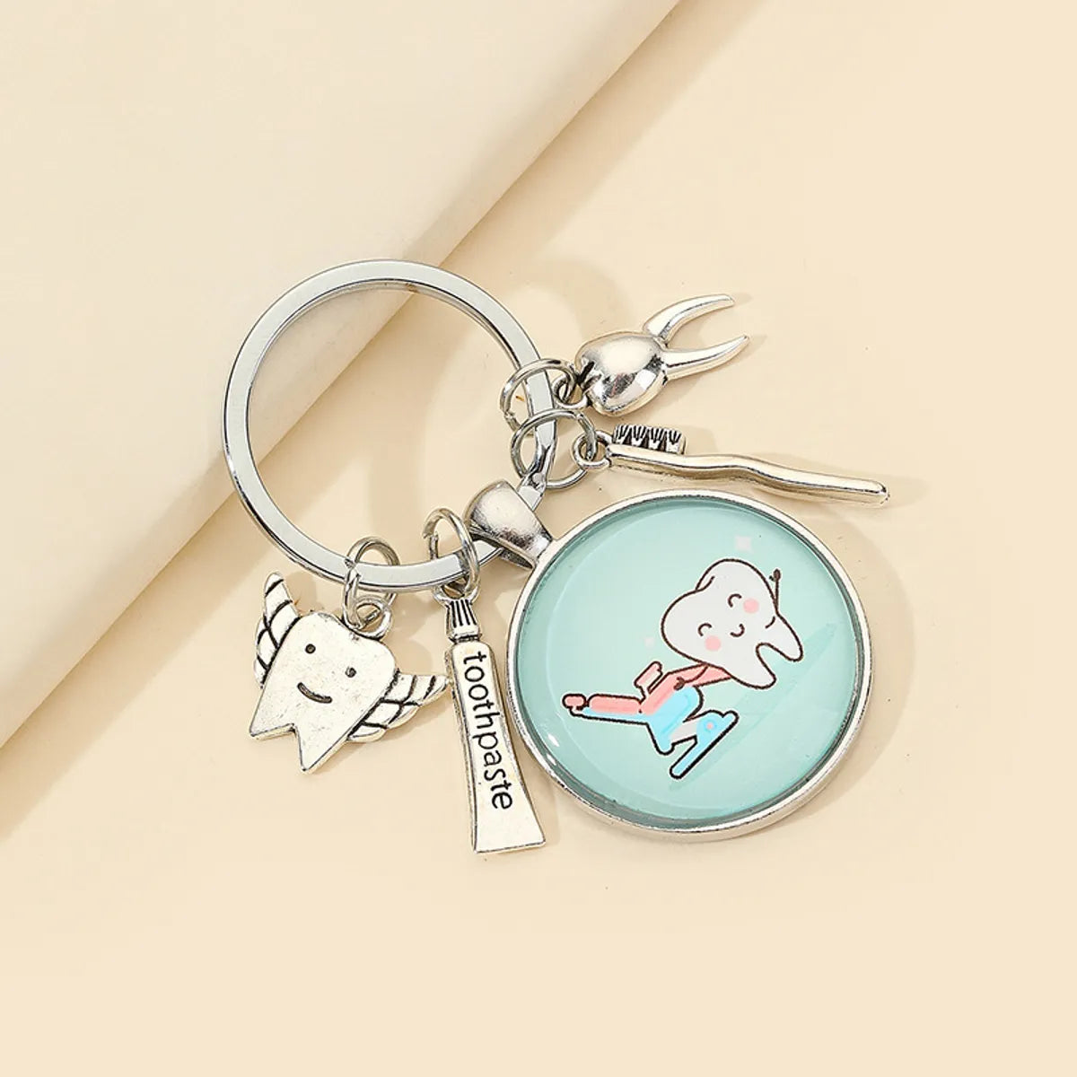 Streetwear Cartoon Character Alloy Women'S Bag Pendant Keychain