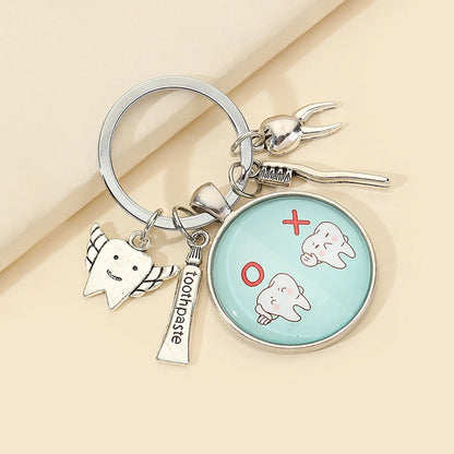 Streetwear Cartoon Character Alloy Women'S Bag Pendant Keychain