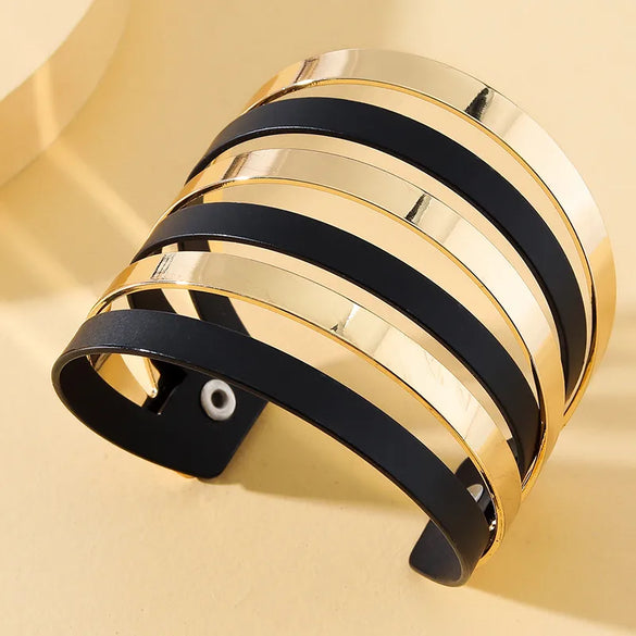 Streetwear Cool Style Geometric Customization Laser Engraving Alloy Bangles Wholesale