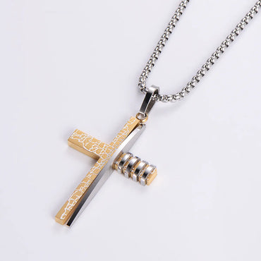 Streetwear Cross 304 Stainless Steel Unisex