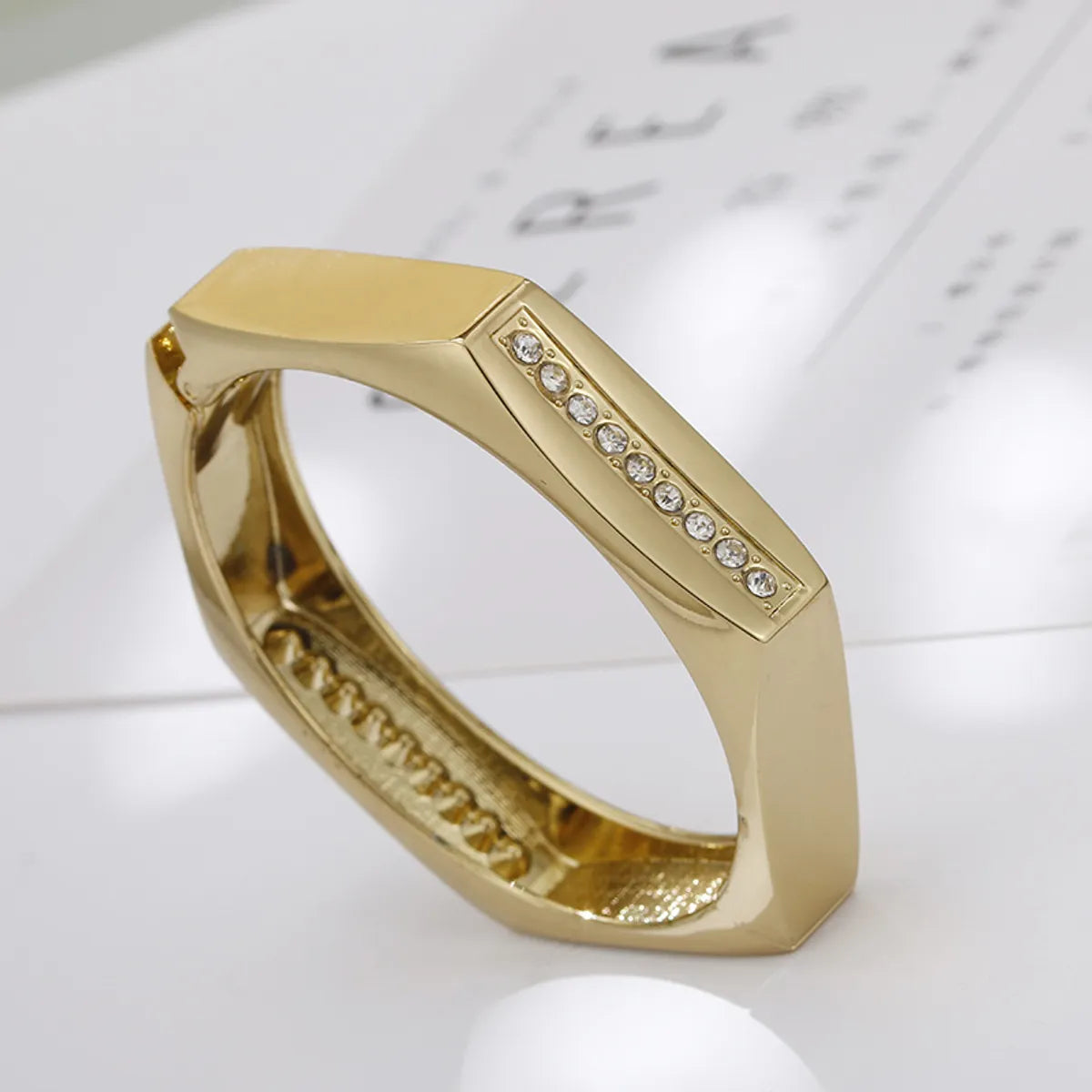 Streetwear Geometric Alloy Plating Women's Bangle