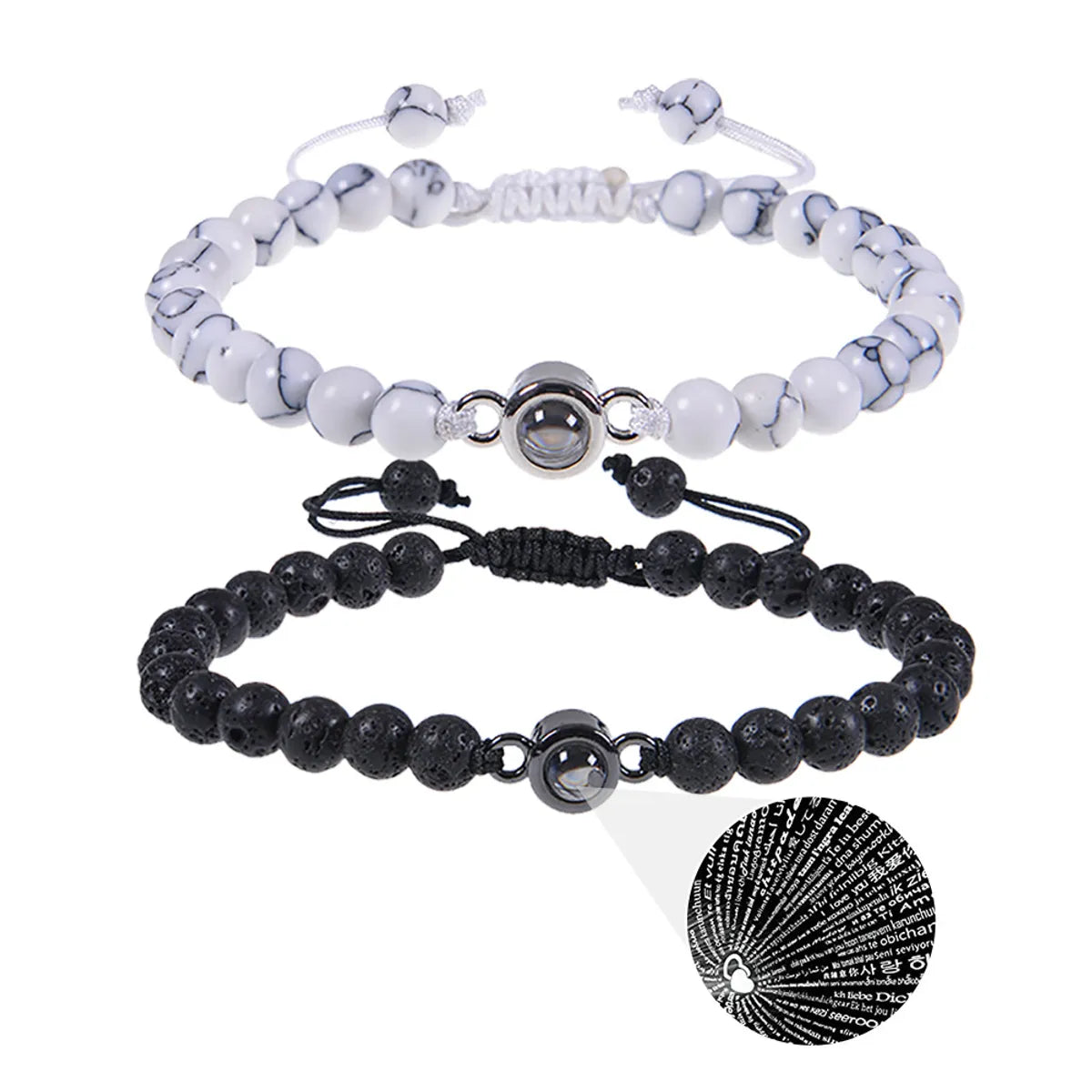 Streetwear Geometric Natural Stone Bracelets