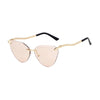 Streetwear Geometric Pc Cat Eye Frameless Women'S Sunglasses