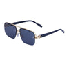 Streetwear Geometric Pc Square Full Frame Women'S Sunglasses