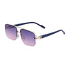 Streetwear Geometric Pc Square Full Frame Women'S Sunglasses