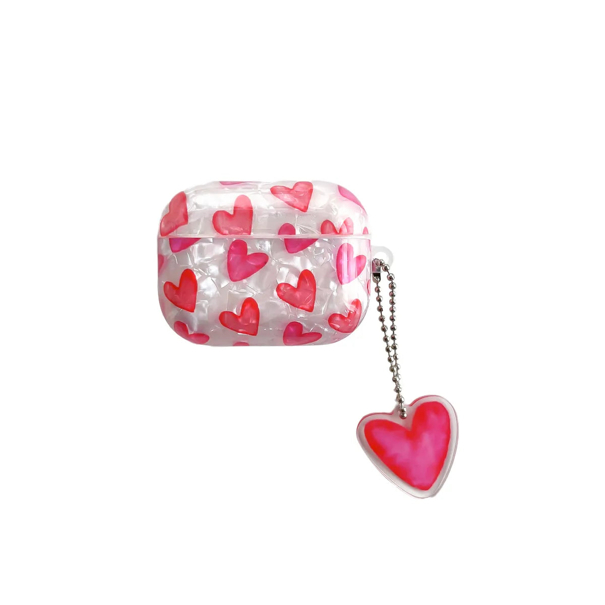 Streetwear Heart Shape Bluetooth Earbuds Case