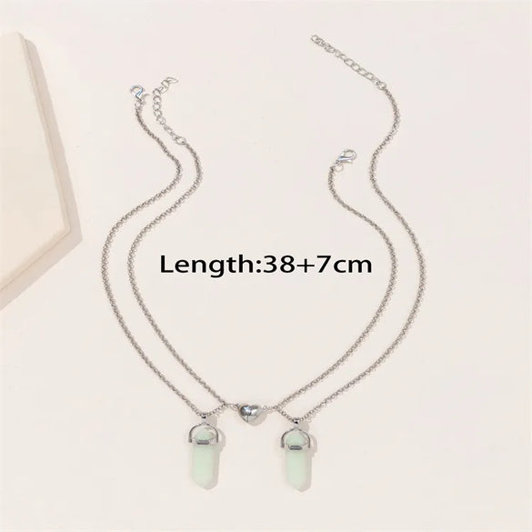 Streetwear Hexagon Natural Stone Wholesale Pendant Necklace