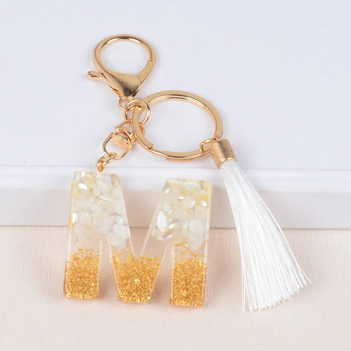 Streetwear Letter Metal Epoxy Bag Pendant Keychain