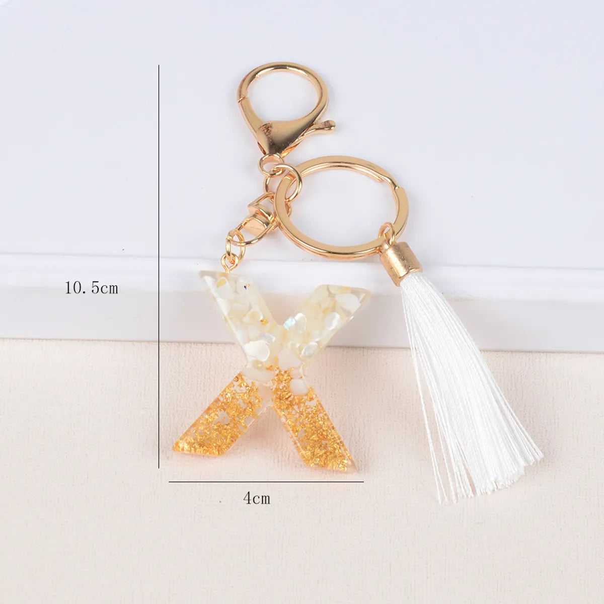 Streetwear Letter Metal Epoxy Bag Pendant Keychain